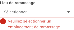 Messages d’erreur