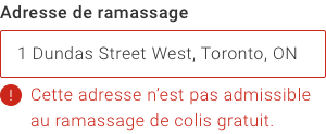Messages d’erreur